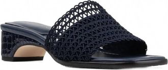 Donald J Pliner Womens Clodie Sandals In Navy Woven