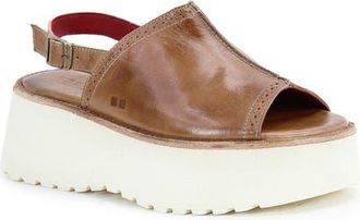 Bed St&uuml; Library Platform Sandal in Tan Rustic at Nordstrom, Size 9.5