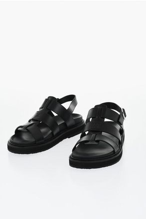 Celine Leather Sandals TRIOMPHE with Chunky Sole size 41