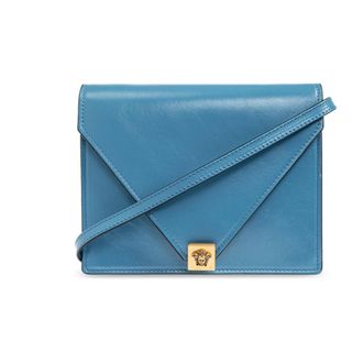 Versace Cross Body Bags, female, Blue, Size: ONE SIZE Severine Mini