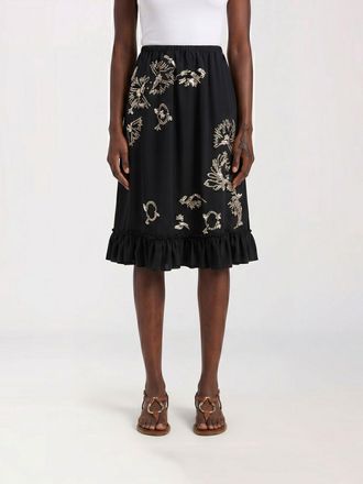 Dries Van Noten Gonna con cristalli