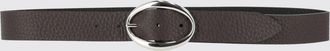 Orciani Hammered Calfskin Belt with Pin Buckle