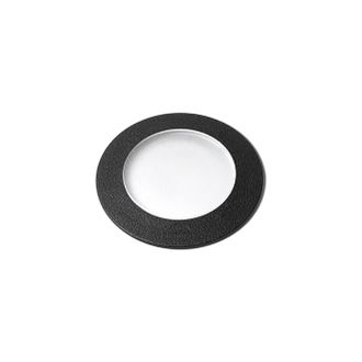 QAZQA Moderno Foco De Suelo Moderno Exterior Negro Con Led Ip67 - Ceci Pl&aacute;stico Redonda Adecuado Para Led Max. 1 X 3 Watt - Qazqa