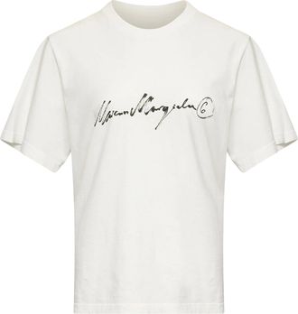 Maison Margiela Handwritten Script Boxy T-Shirt