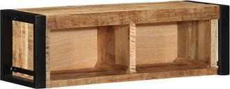 vidaXL Vidaxl - Mobile Porta tv 80x30x25 cm in Legno Massello di Mango Grezzo