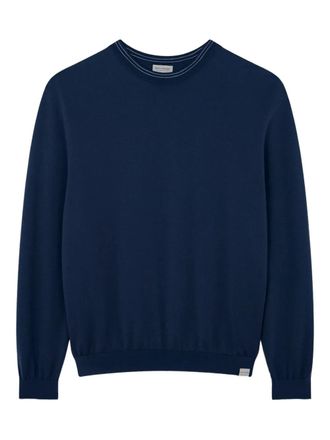 Paul & Shark crew-neck sweater - men - Cashmere/Virgin Wool - M - Blue