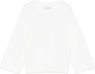 Forte_Forte ribbed sweater - women - Fabric - II - White