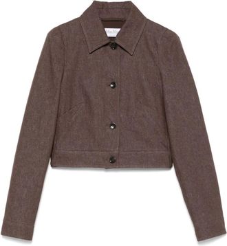 Max Mara Dames, Jassen, Bruin, Maat: XS