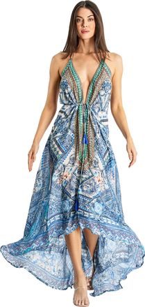 La Moda Clothing Alquimia Halter Maxi Dress