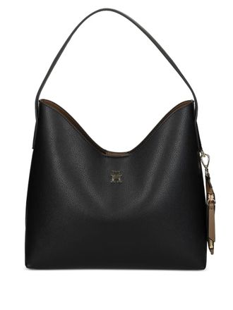 Tommy Hilfiger Borsa a spalla con placca logo - Nero