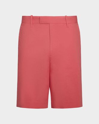 Vince Men & apos;s Italian Cotton Extended-Tab Shorts
