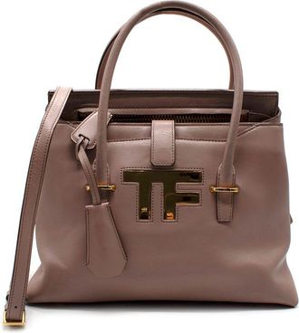 Tom Ford Smooth Calfskin Blush Icon Handbag