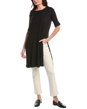 Eileen Fisher High Slit Long Top