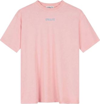 STIEGLITZ Stieglitz - Basic Uitgeleefd Oversized T-shirt - Dames - Tops - Roze - Maat: S