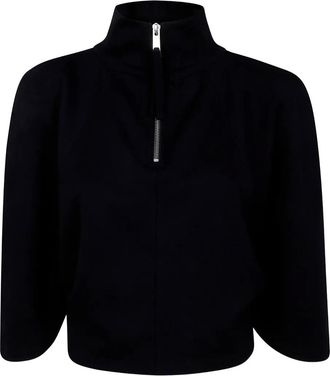 Thom Krom Top a collo alto - Nero