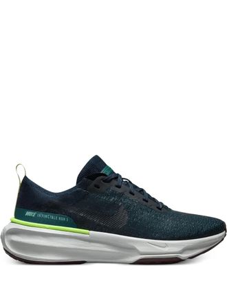 Nike ZoomX Invincible Run 3 lace-up sneakers - men - Fabric/Fabric/Rubber - 11.5 - Blue