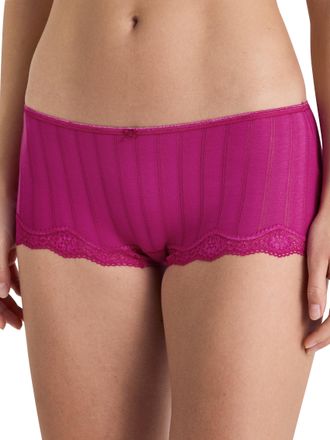 CALIDA Panty CALIDA Etude Toujours, Damen, Gr. L (48/50), lila (orchid flower), Jacquard, Obermaterial: 95% Baumwolle, 5% Elasthan, unifarben, normal, Unterh