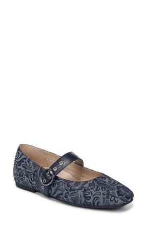Vionic Hattie Mary Jane Flat in Dark Denim at Nordstrom, Size 6.5