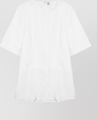 Toteme pleated v-neck blouse