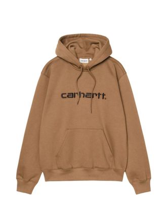 Carhartt Work in Progress Light Brown Relaxed Hoodie