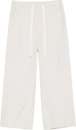 Max Mara Drawstring-fastening Cropped Trousers