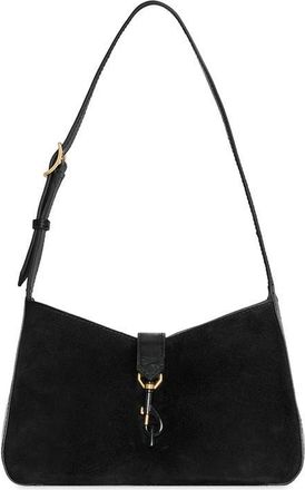 Rebecca Minkoff Small Megan Suede Shoulder Bag in Black at Nordstrom
