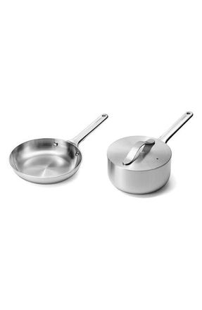 Caraway Stainless Steel 8 Fry Pan & 1.75-Quart Sauce Pan Set at Nordstrom
