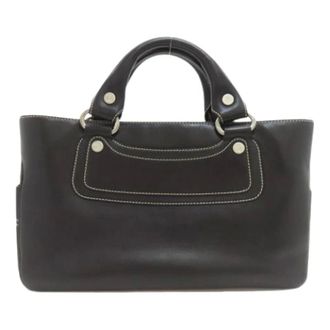 Celine Pre-owned Handbags, female, Black, Size: ONE SIZE Pre-owned Vintage Handbag