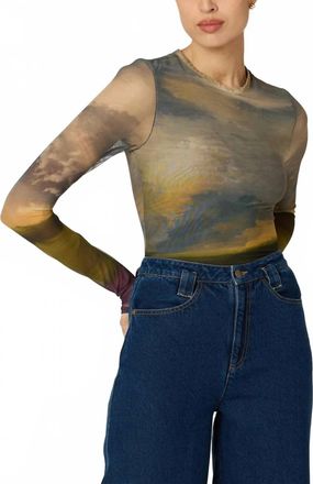 Cleobella Dawn Mesh Top In Multi