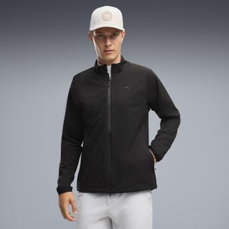 Puma Giacca da golf rainCELL con zip integrale da uomo, Abbigliamento, Nero, XXL