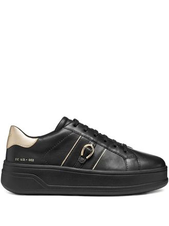 Geox Spherica Ecub stripe ring trainers - Black