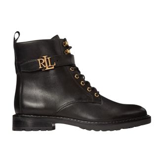 Ralph Lauren Bot&iacute;n con logotipo lateral y hebilla - Shoes - Mujer - Negro - 38 EU