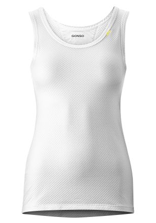 Gonso Funktionsshirt GONSO Base Shirt Sleeveless W, Damen, Gr. 34, weiss (wei&szlig;), 89% Polypropylen, 11% Elasthan, Rundhals, Shirts Funktionsshirt, Damen Fahr