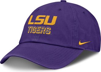 Nike LSU On-Field Club Gameday Nike Mens College Adjustable Hat in Purple | NC0151LLSN-MBJ