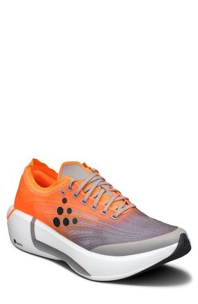 Craft Nordslite Tempo Running Shoe in Orange/Grey at Nordstrom, Size 10.5