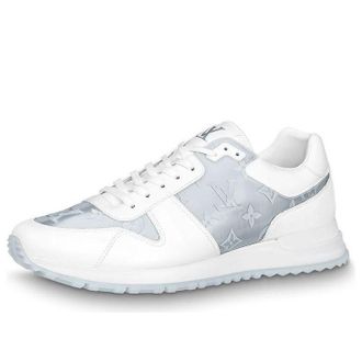 Louis Vuitton Run Away Sneakers White with Grey Monogram 1A8KIU