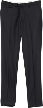 Tagliatore Broek met riemlussen - Heren - Nette broeken - Blauw - XL - Broeken
