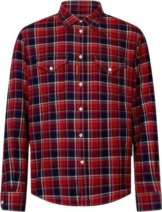 Dsquared2 Klassiek geruit Western Canadian overhemd - Heren - Overhemden - Veelkleurig - Maat: M Katoen