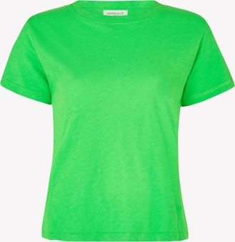 Serena Bute Cotton Short Sleeve T-Shirt - Classic Green