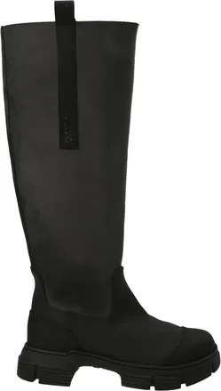 Ganni Black Slip On Boots