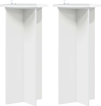 vidaXL Soporte De Plantas 2 Uds. Brillante 40 X 40 X 80 Cm Vidaxl