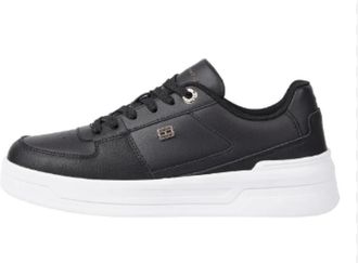 Tommy Hilfiger Zwarte Sneakers voor Mannen - Dames - Sneakers - Zwart - 41 EU - Schoenen