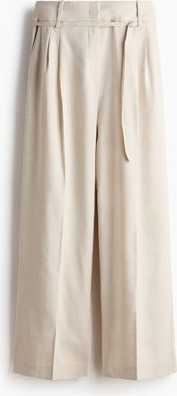 H&M Elegante Hose - Beige