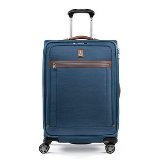 Travelpro Platinum Elite Softside Expandable Medium 25-Inch Checked Luggage in Coastal Blue at Nordstrom