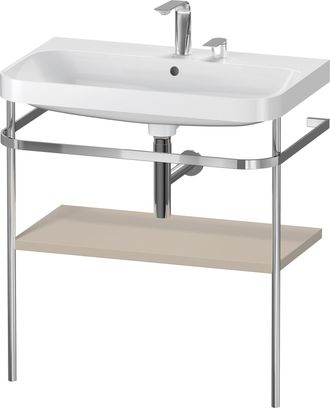 Duravit Set C-bonded Duravit Happy D.2 Plus Con Soporte Met&aacute;lico