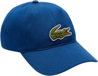 Lacoste Crocodile-Patch Cotton Cap, Size One Size