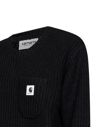 Carhartt Work in Progress Ribbed Crewneck Sweater - Black