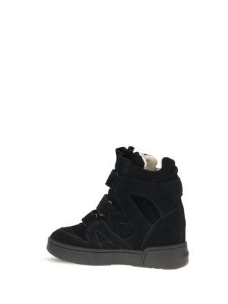 Isabel Marant Womens Wedge Sneakers Im3-Gz Black Midnight Trainers