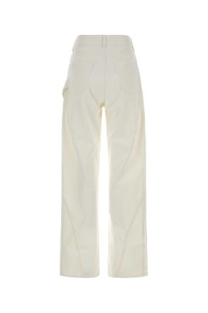 J.W.Anderson Womens White Denim Jeans Offwhite Exterior: Cotton