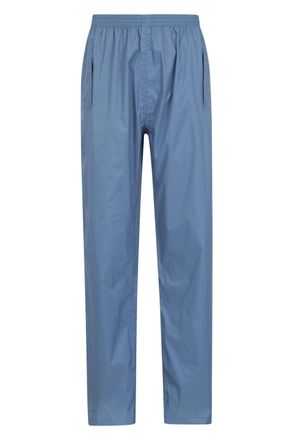 Mountain Warehouse Pakka Womens Waterproof Over Trousers - Packaway Bag, Breathable Rain Pants, Hook & Loop Ankle Opening Ladies Rainwear - for Spring Summer & Outdoors 